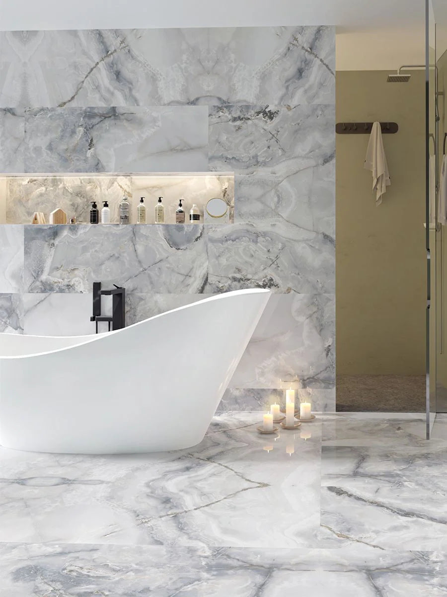 Onyx Effect Floor Tiles